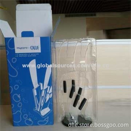 Colored ABS Handle Chef's Knife Set with Zirconia Oxide Blade